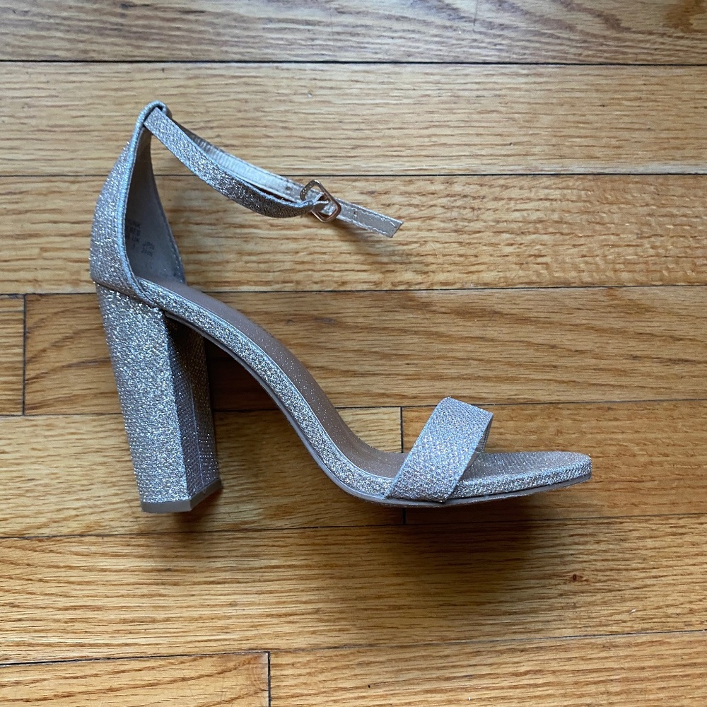 Gold Sparkle High Heels